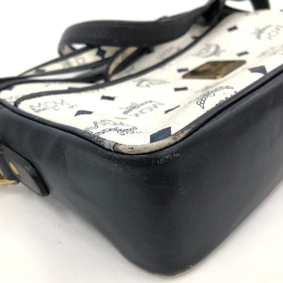 AUTHENTIC MCM Cognac Visetos Shoulder Bag - Picture 4 of 9